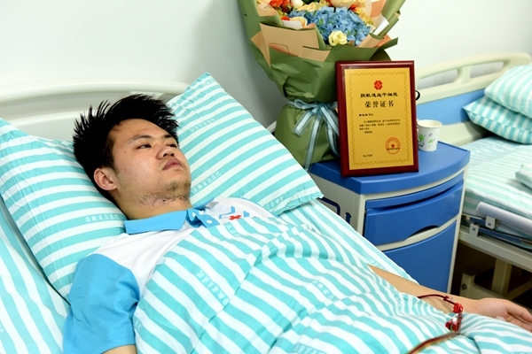 淮南第72棒生命接力者廖政辉完胜接力4