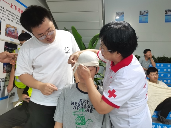 市红十字会送训上门为企业安全保驾护航2