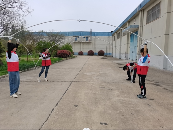 淮南市红十字救援队开展救援装备训练1