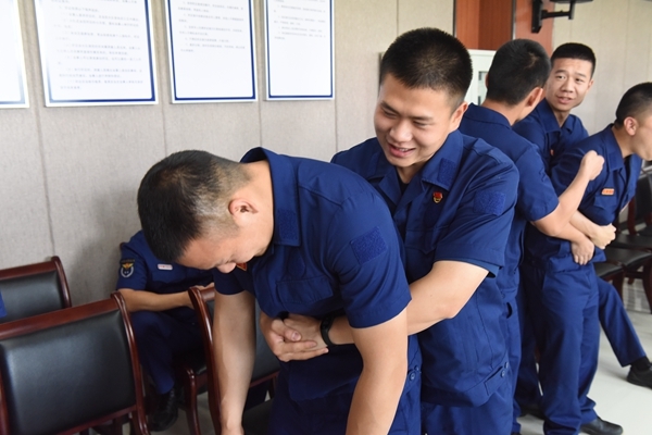 淮南市红十字会连续16年为消防培训应急救护6