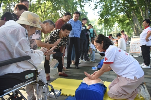 世界急救日淮南市红十字会教你学救护7