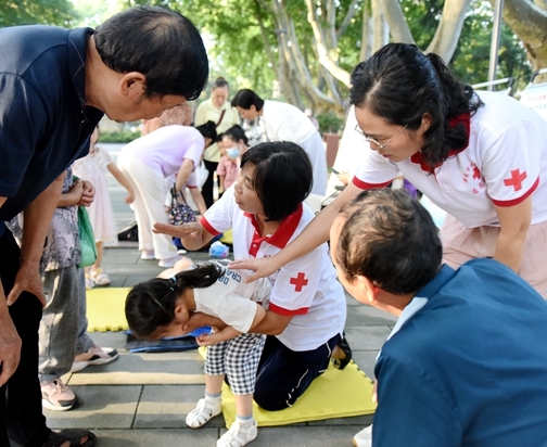 世界急救日淮南市红十字会教你学救护8