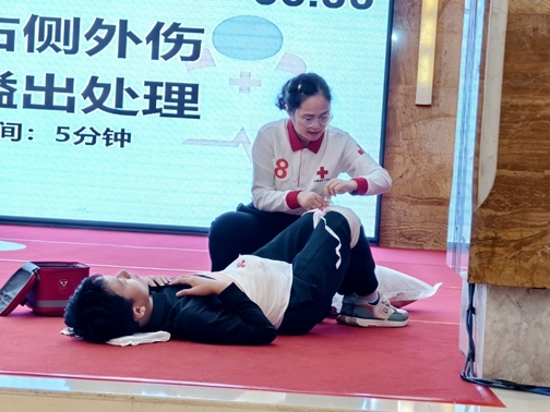 淮南代表队在全省应急救护师资大赛上创一项记录7