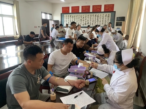 “淮小红”深入乡镇开展献血和造血干细胞捐献宣传动员活动2