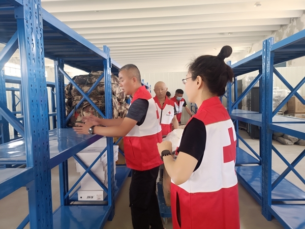 淮南市红十字会加紧备灾救灾物资储备库建设12