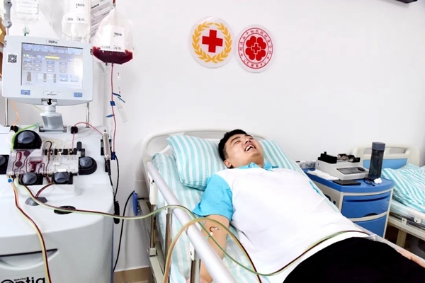 安徽首位博士生造血干细胞捐献者王超顺利捐献2