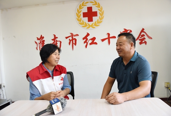 淮南爱心市民心系河北和北京灾区8