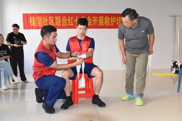 淮南市红十字会应急救护员培训再进社区1