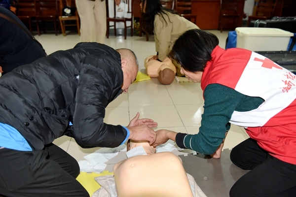 淮南市红十字会再为“马协”开展救护员培训11