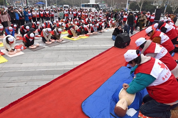 市领导为首批学校红十字应急救护培训工作站授牌18