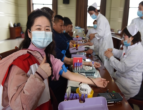 淮南市红十字会上下联动暖融春爱满城8