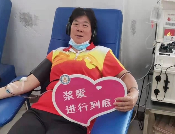 世界献血者日市红十字志愿者用热血和行动献礼23