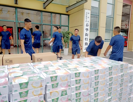 淮南救灾我们唐山人也一样牵挂4