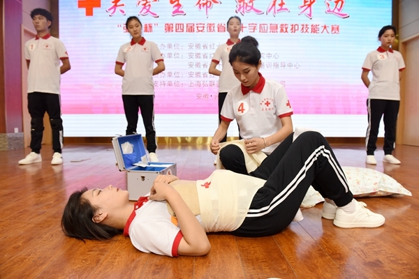 淮南代表队全省应急救护技能大赛获佳绩7