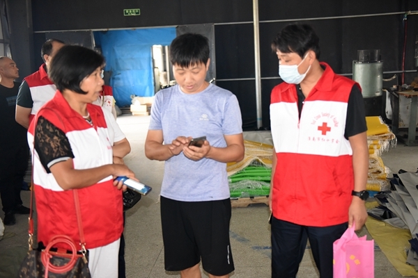 淮南市红十字会支持帮扶村产业发展11