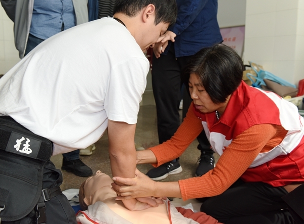 国际减灾日，淮南市红十字会教你学救护23