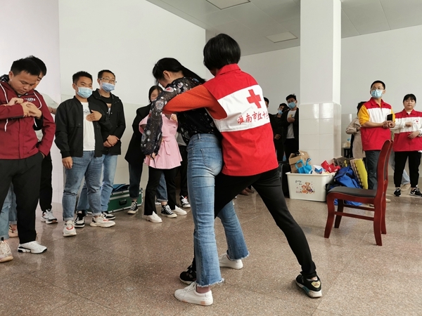 国际减灾日，淮南市红十字会教你学救护27