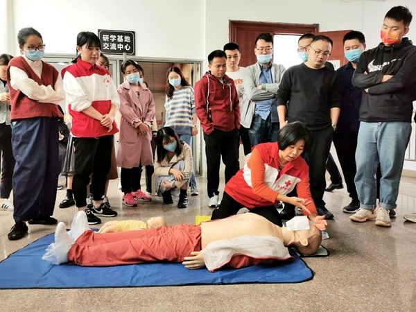 国际减灾日，淮南市红十字会教你学救护35